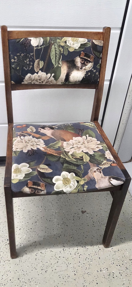 Image 1 of 4 vintage eetkamerstoelen