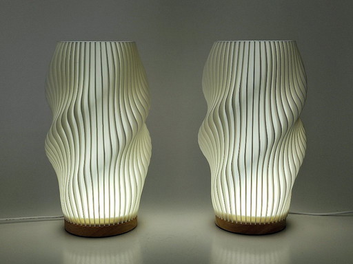 table lamp set "Swirl" LED