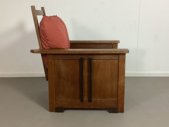 Image 1 of Amsterdamse School Fauteuil Reclining Easy Chair