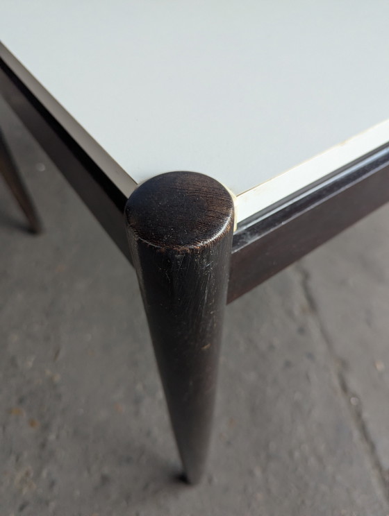 Image 1 of Vintage witte formica & wenge eettafel, Pastoe