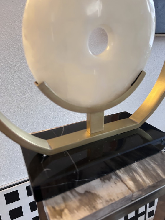 Image 1 of Lámpara de mármol - Hollywood Regency