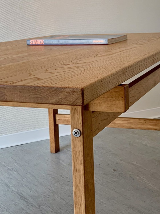 Image 1 of Hans J. Wegner coffee table – PP Møbler – solid oak – with original label