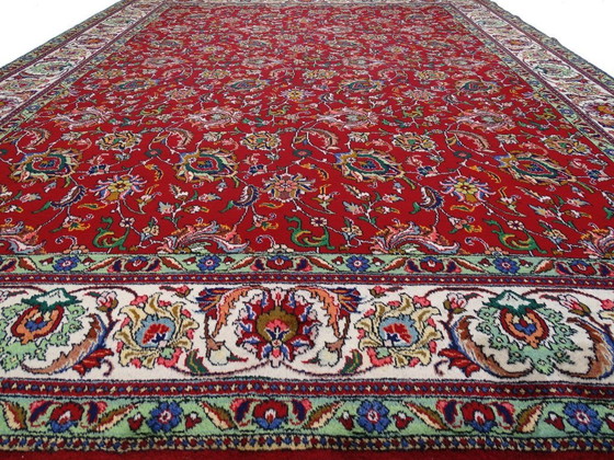 Image 1 of XL-Tabriz - 395 x 302 cm - Laine sur coton - Noué à la main