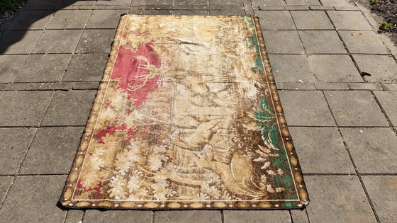 Image 1 of Grande arazzo da parete vintage, decorazione da parete