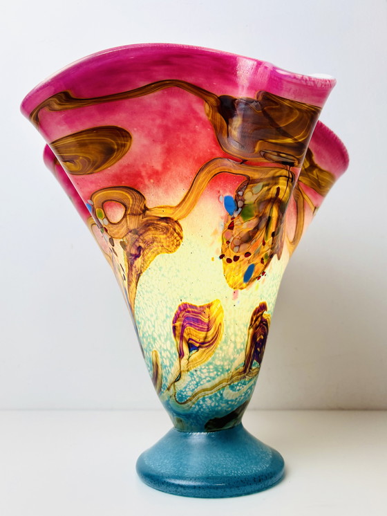 Image 1 of Design Murano style blown table lamp