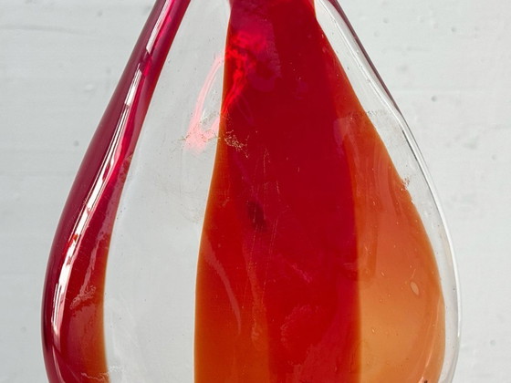 Image 1 of Mdina Glass Sculptural Glass Vase Bowl, Malta 1970s