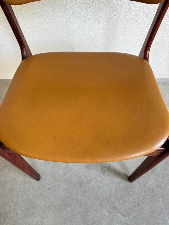 Image 1 of Ensemble de chaises danoises vintage en bois de rose