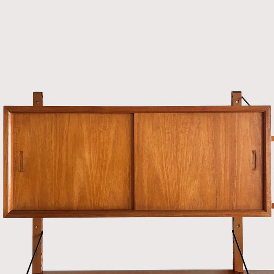 Image 1 of Mid-Century Poul Cadovius Royal Wall Unit Danish Design Vintage 1950s