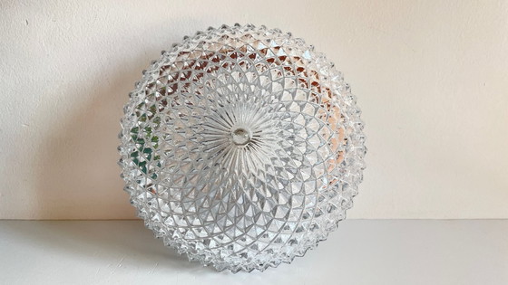 Image 1 of Lampada da parete/soffitto in semicristallo, anni '50