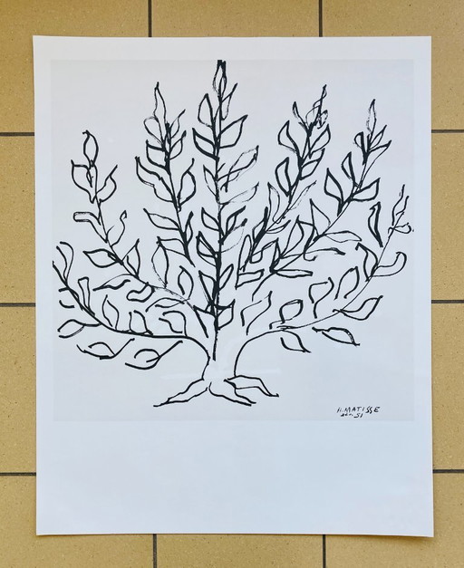 Henri Matisse - Le Buisson 1951 - Druck