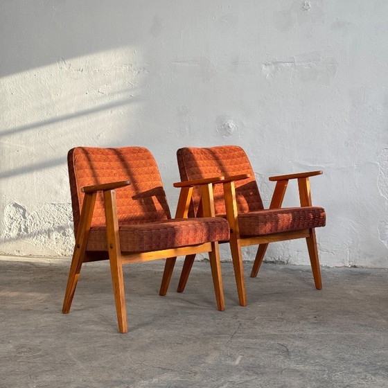 Image 1 of Ensemble de 4 fauteuils hongrois de style type 366, années 1960