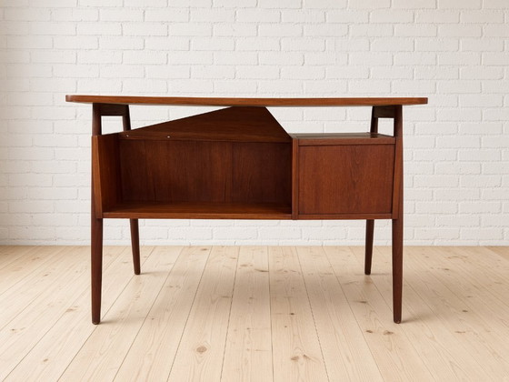 Danish Petite Desk By Gunnar Nielsen For Tibergaard Photos – tibergarrd, Wood (photo 9 of 12)