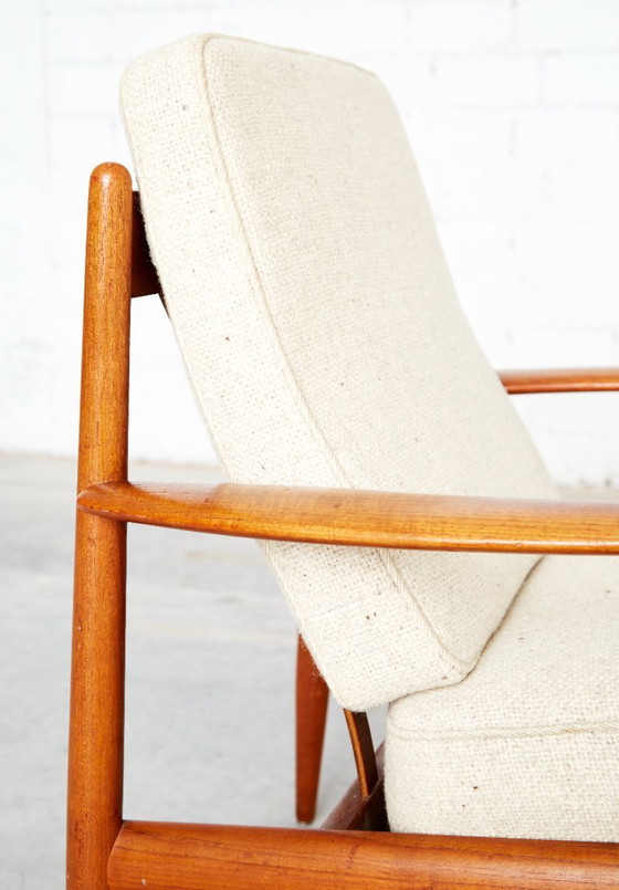 Mid-Century FD118 Teak Easy Chair by Grete Jalk for France & Søn – Armchairs, Wood (photo 7 of 16)