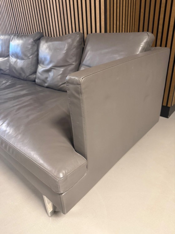Conjunto de Sofás Ligne Roset – Cuero, Cromo (photo 4 of 5)