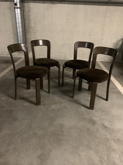 4 sedie originali di Bruno Rey per Dietiker, 1970.