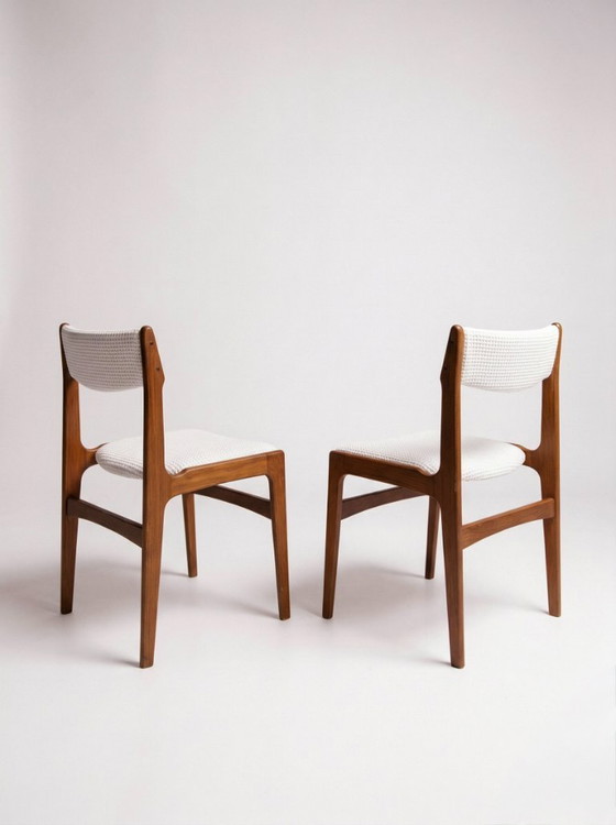 Image 1 of Lot de 4 chaises scandinaves vintage Erik Buch des années 60/70