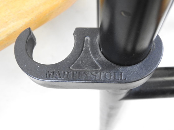 Image 1 of 6 Vintage Martin Stoll Scandinavian Chairs, 1960s/70s, Beige with Black Legs