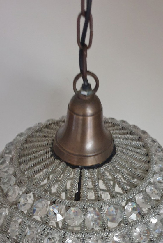 Grote Zeldzame Empire Stijl Kasbah Hanglamp Kristal – Hanglampen, Metal, Crystal (photo 25 of 26)