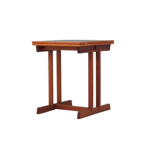 Mesa de centro de caoba, diseño danés, década de 1970, producción: Dinamarca