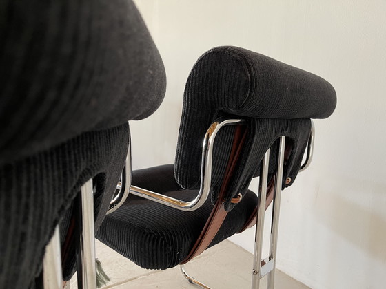 Image 1 of Tucraom Stühle von Guido Faleschini für i4 Mariani, 4 . Satz