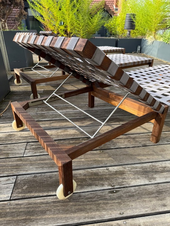 RODA Network und Mistral High-End Gartenmöbelset – Massives Teakholz & Technisches Gewebe – Lounge-Sets, Wood (photo 7 of 15)
