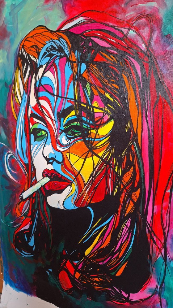 Rachel Perez Troncoso - Colores - Toile D'Artiste – Peintures et dessins, Canvas (photo 5 of 12)