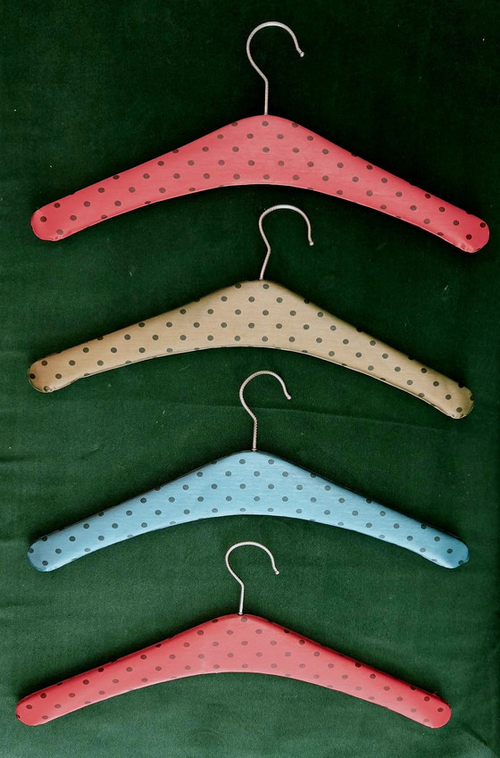 Image 1 of Leatherette hangers from the 60s/70s