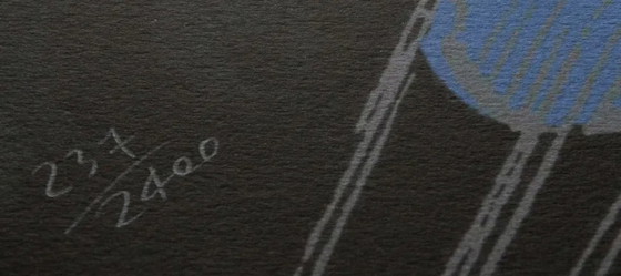 Image 1 of 1986 Carnegie Museum of Art After Andy Warhol "Superman" Lithograph