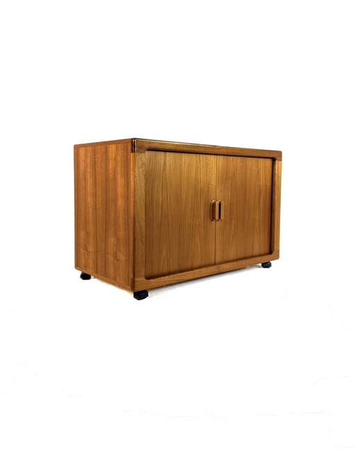 Vintage teak TV cabinet/audio furniture, Dyrlund '80