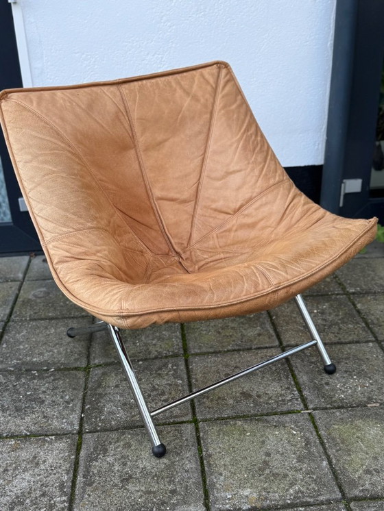 Image 1 of Chaise en Cuir Molinari par Teun van Zanten