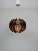 Lampada a sospensione stile scandinavo anni '60