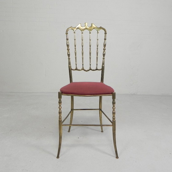 Image 1 of Stuhl im Hollywood-Regency-Stil, Chiavari, 1960er Jahre