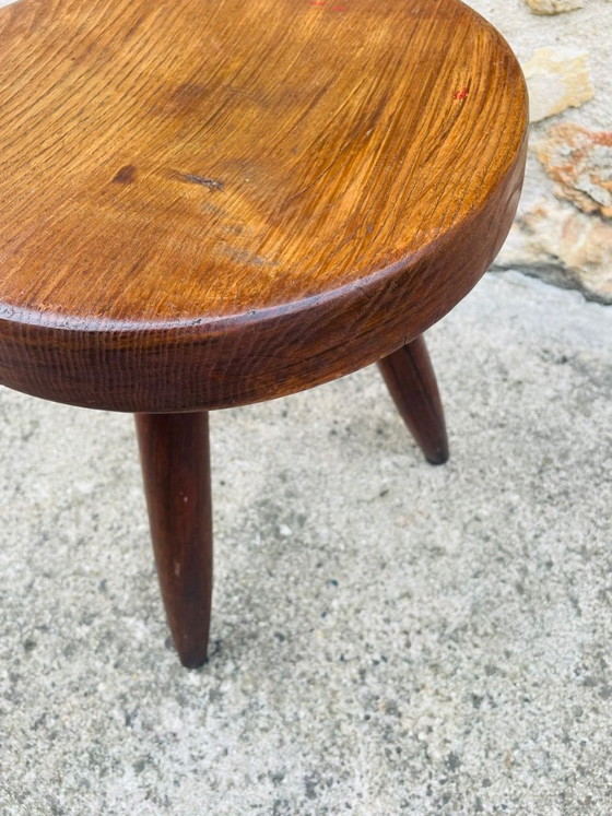 Sgabello Berger vintage, alto, in frassino, di Charlotte Perriand, anni '50 – Sgabelli, Legno (photo 8 of 32)