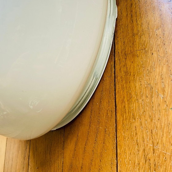 Image 1 of Lampada da soffitto o da parete, mezzaluna, semisferica, 20 cm, vetro opalino bianco