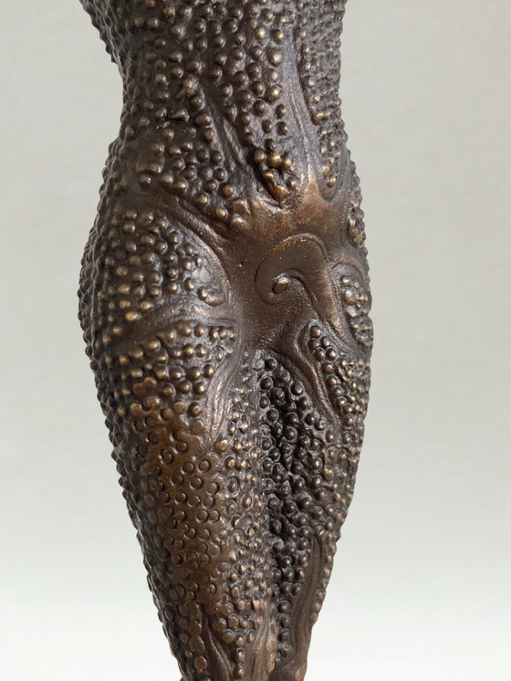 Image 1 of Art Deco style bronze sculpture – Dancer – signed D. H. Chiparus – 47 cm