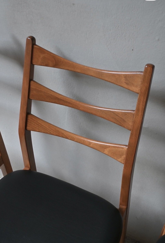 Image 1 of Vintage set van 6 eetkamer stoelen Baehre Mignon