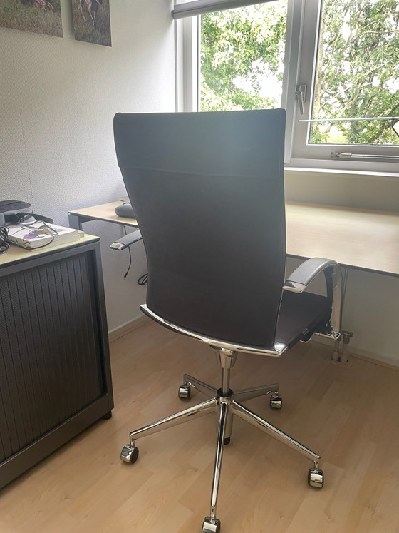 Schreibtisch – Ahrend, Metall, Stoff (photo 5 of 5)