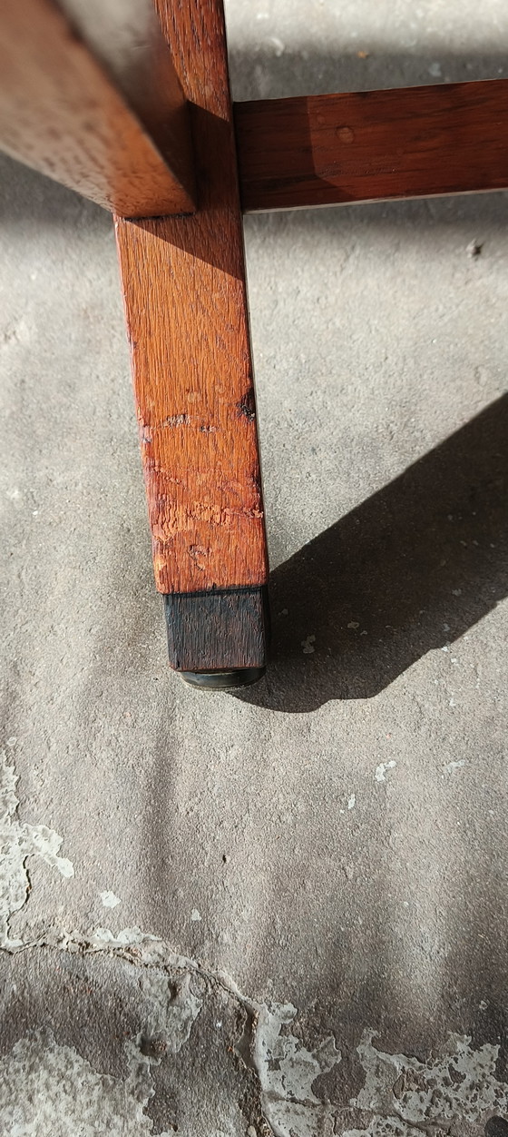 Image 1 of Hague Amsterdam School 1920s Art Deco New Objectivity stool piano stool