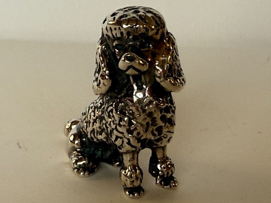 Image 1 of Saturno sterling silver poodle 