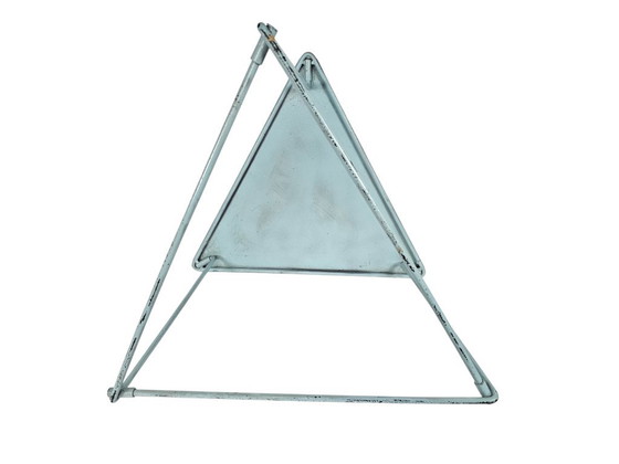 Mobel Ikea - Design - Niels Gammelgaard - 'Triangular' Coffee Table - Zweden - 1980's – Bijzettafels, Metal (photo 8 of 8)
