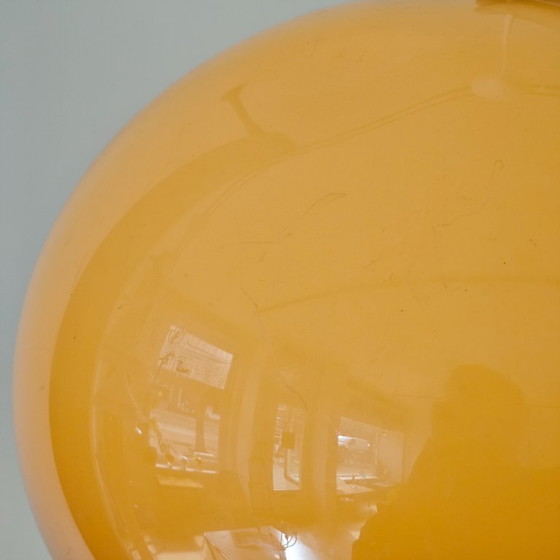 Image 1 of Suspension vintage en plastique beige