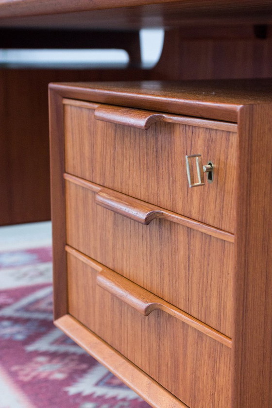 Image 1 of Omann Jun Model 75 Desk Vintage Teak Danish