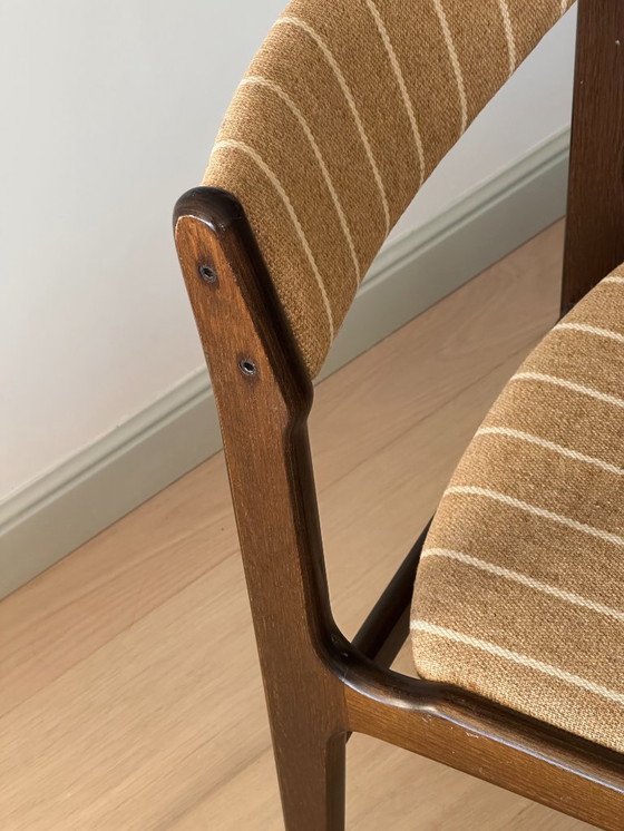 Image 1 of 6x Esszimmerstühle aus Teakholz von Erik Buch für Anderstrup Møbelfabrik, 1960er Jahre