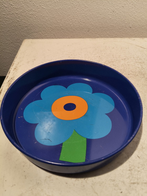 Image 1 of Sottobicchieri in metallo vintage in stile pop art danese di Lena e Al Eklund per LouridsLonborg