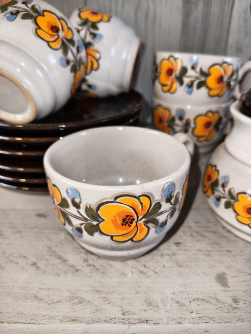 Service à café vintage 17 pièces Schramberg 