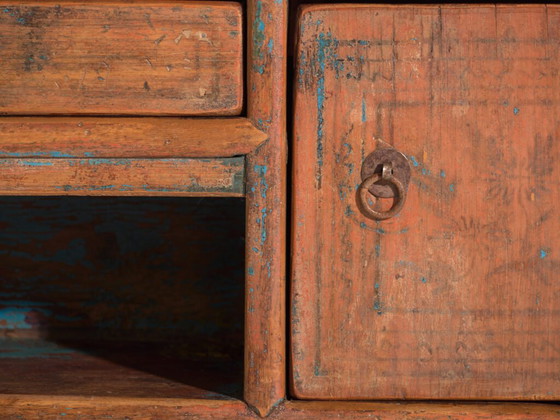 Mobile basso antico in legno di olmo – Cina, circa 1900 – Credenze con vetrina, Rustic (photo 40 of 40)