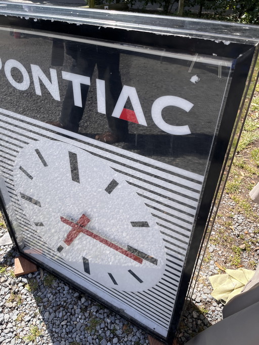 Horloge enseigne Pontiac