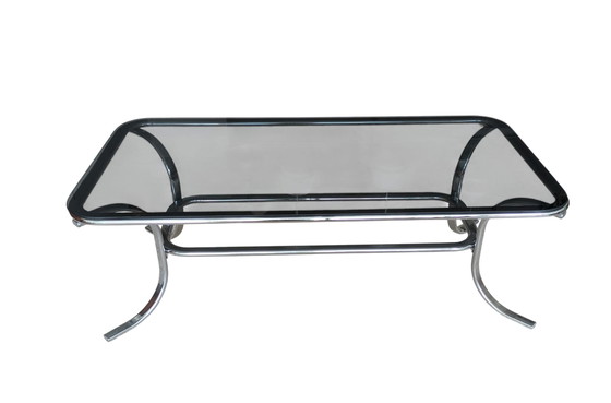 Image 1 of Table basse en verre de l'ère spatiale