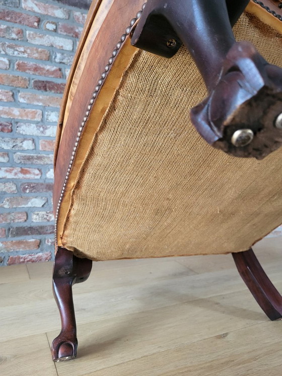 Image 1 of Poltrona Chesterfield, modello poltrona con schienale alto