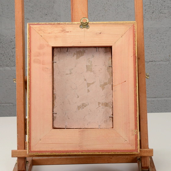 Miniatura paesaggistica a olio su tavola del XIX secolo – Dipinti e disegni (photo 9 of 9)